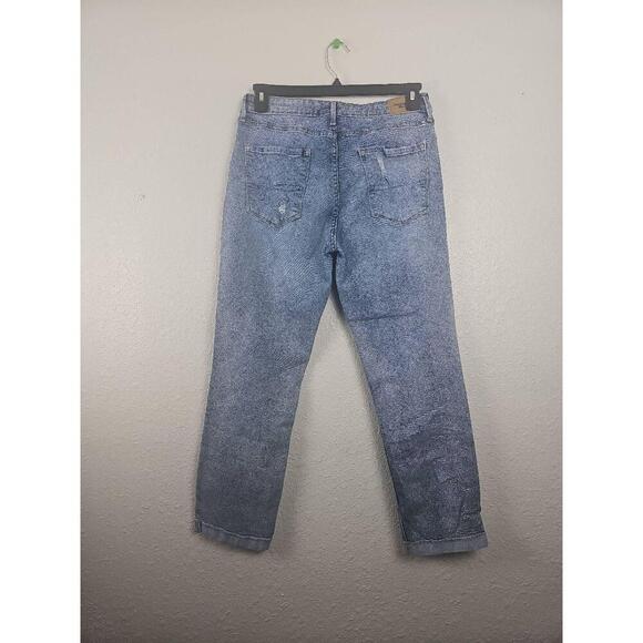 Denizen By Levis Size 14 Blue Boyfriend Jeans Mid Rise Stretchy - Picture 5 of 8